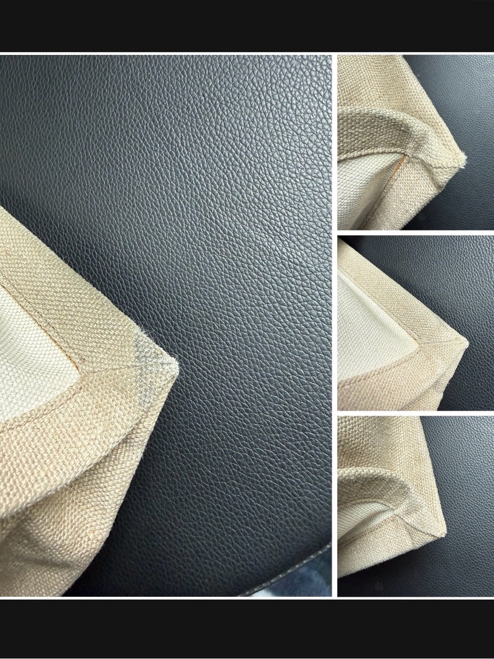 SOLD Saint Laurent Rive Gauche Tote - Black, Cream, and Tan - Picture 14 of 16